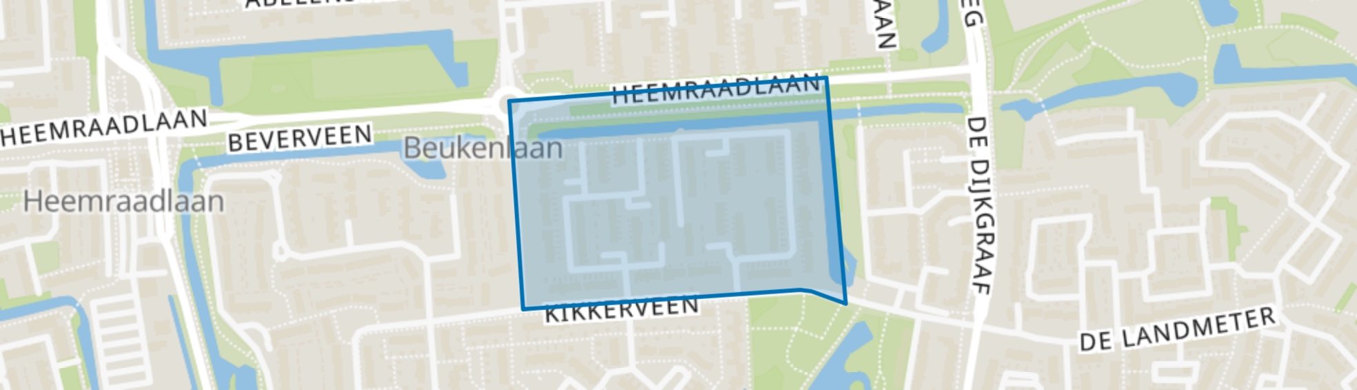 Ottersveen, Spijkenisse map