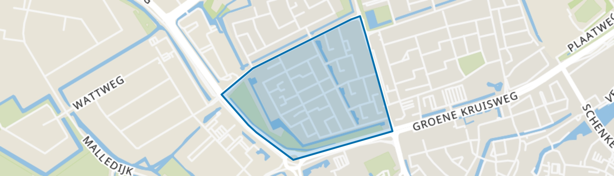 Schiekamp-Zuid, Spijkenisse map