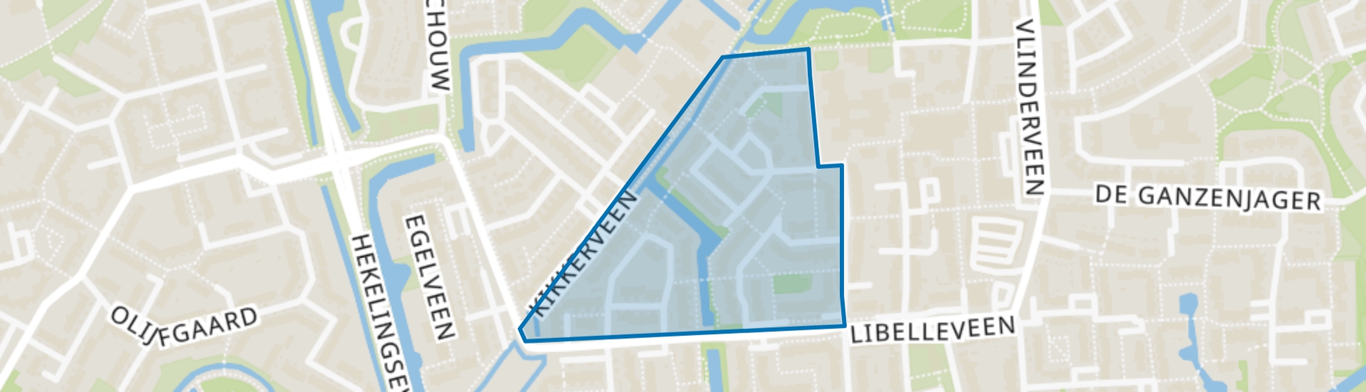 Slakkenveen, Spijkenisse map