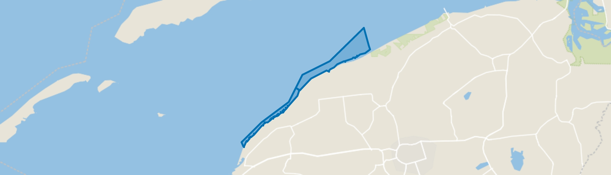 Water, St.-Annaparochie map