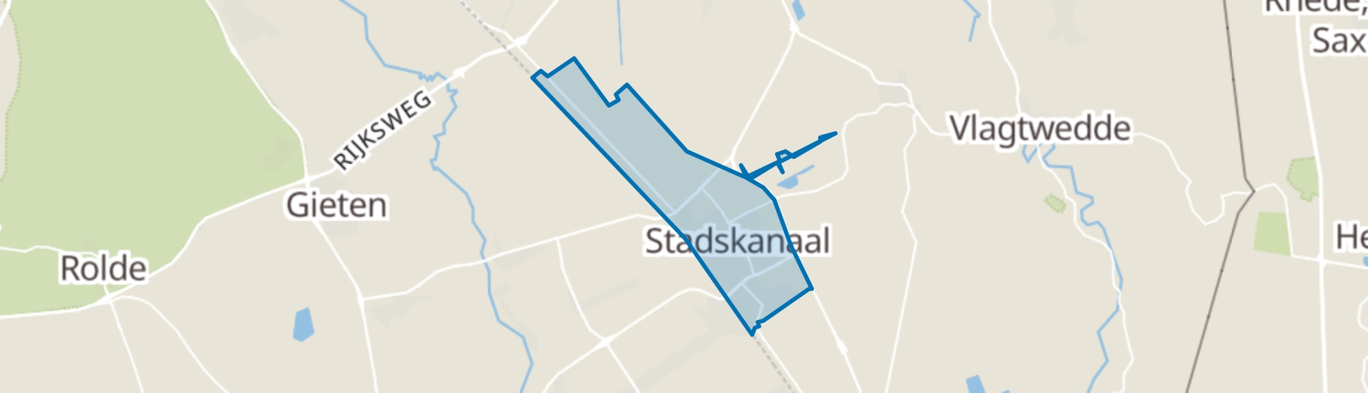 Stadskanaal map