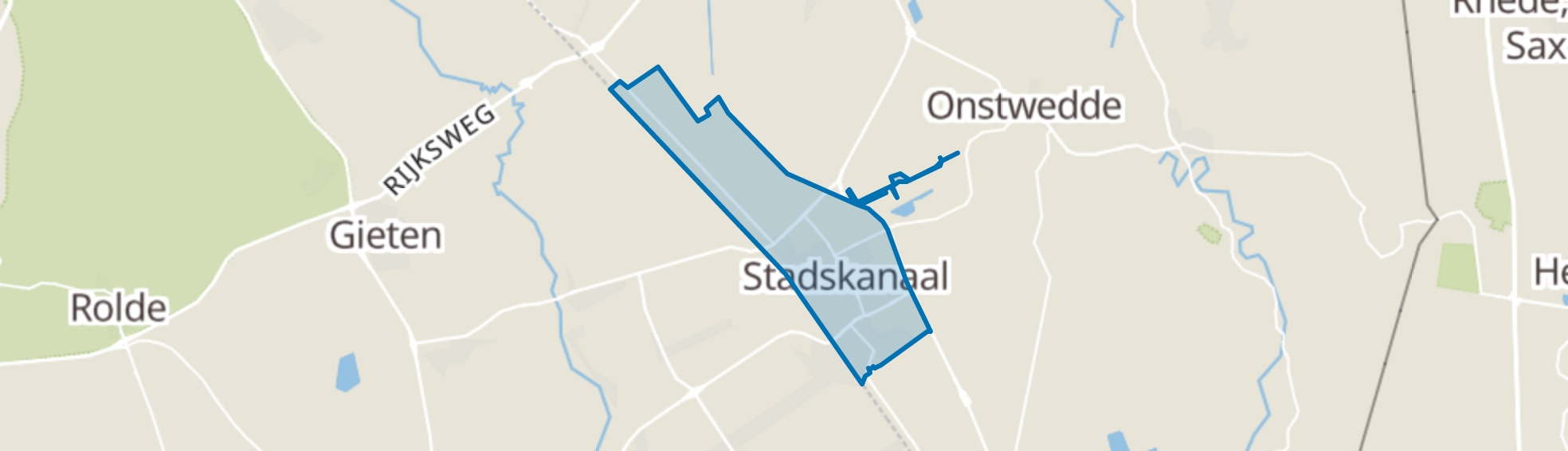 Stadskanaal map