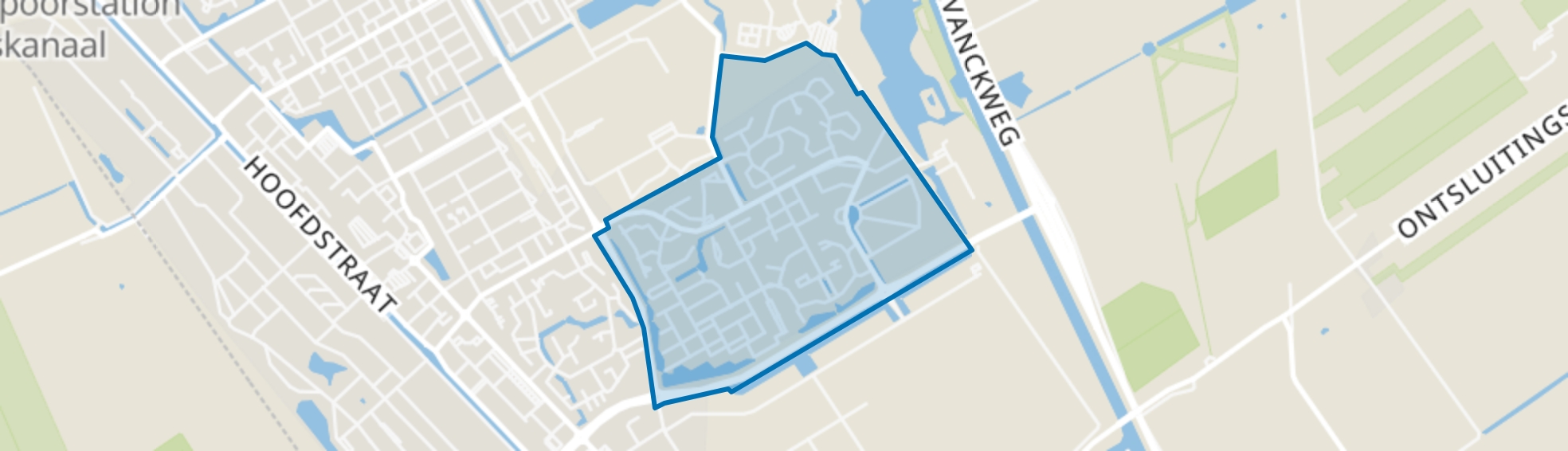 Vogelwijk en De Borgen, Stadskanaal map