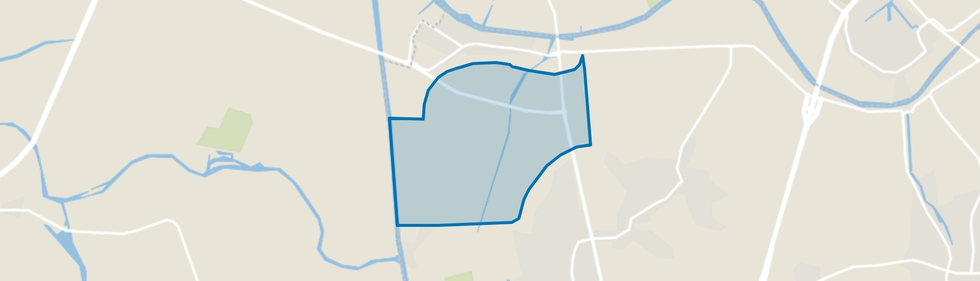 Verspreide huizen Stampersgat, Stampersgat map