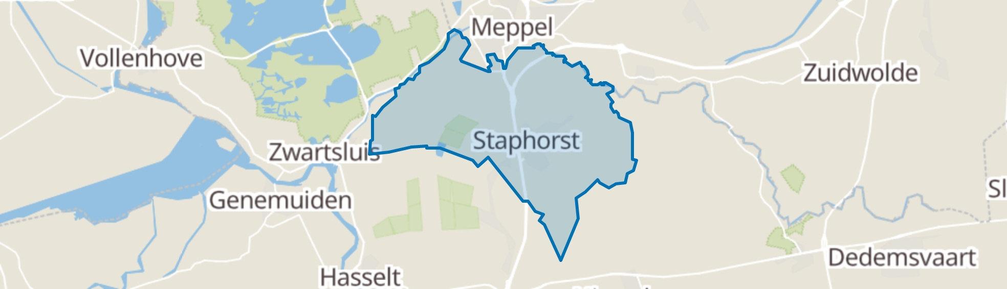 Staphorst map