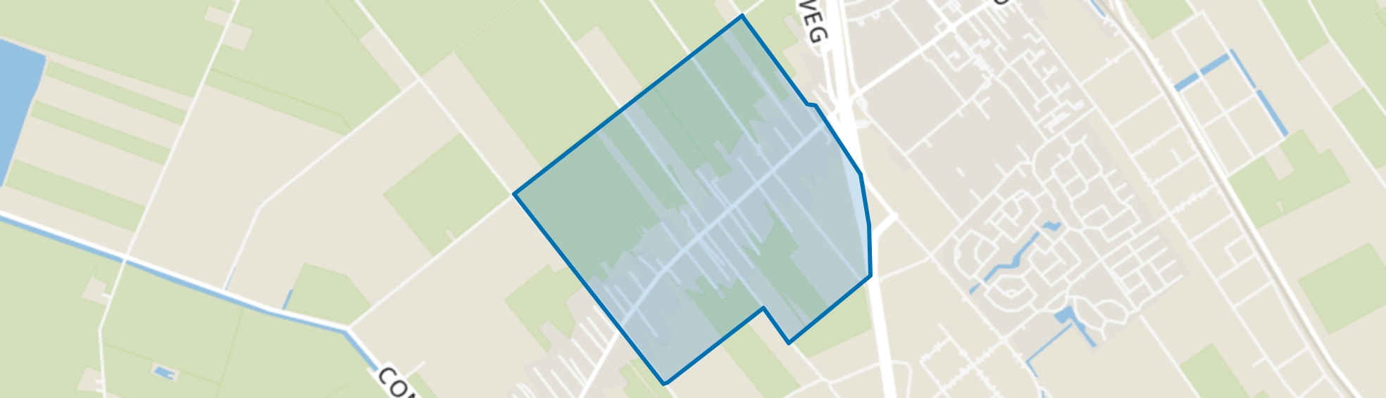 Staphorst streek-West, Staphorst map