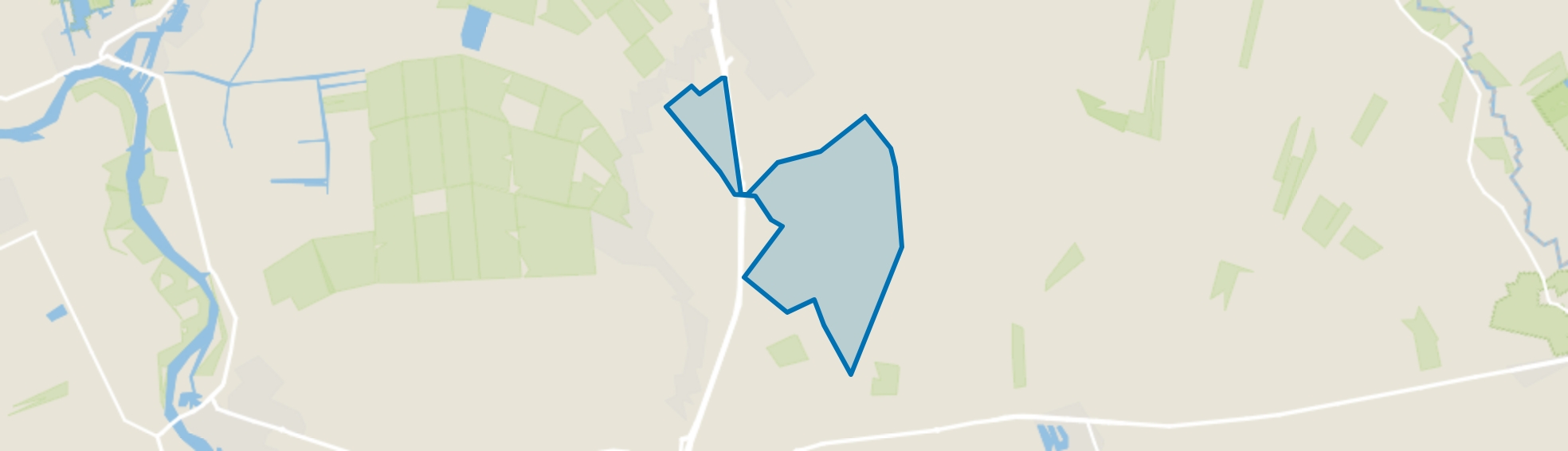 Verspreide huizen Achthoven en Leidijk, Staphorst map