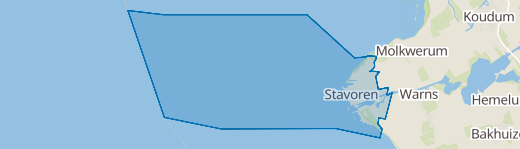 Stavoren map