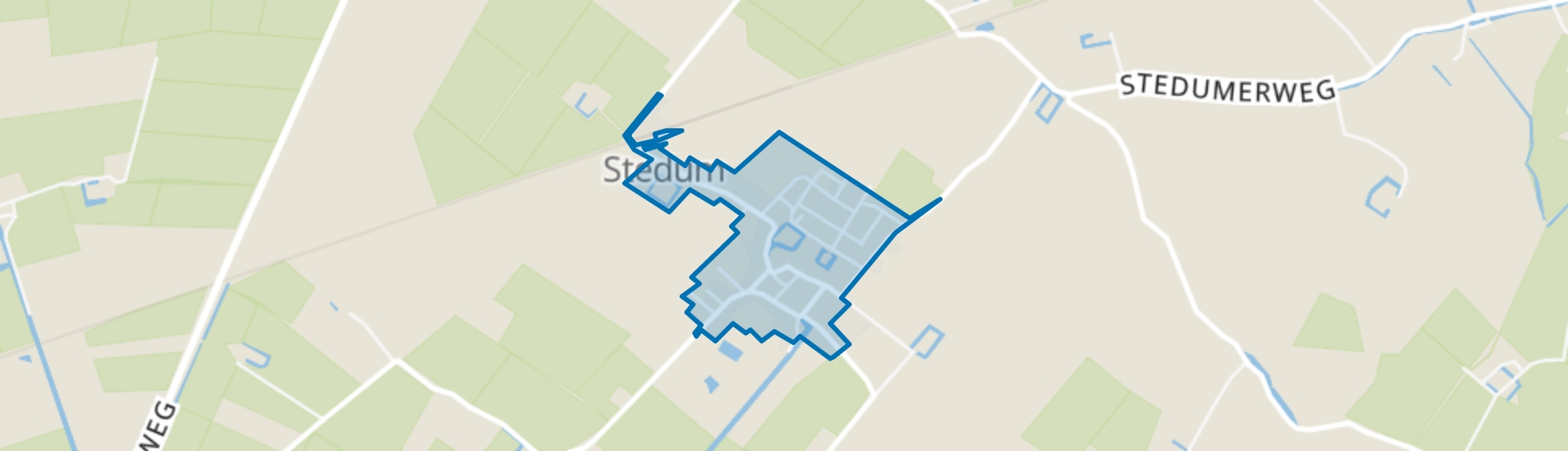 Stedum, Stedum map