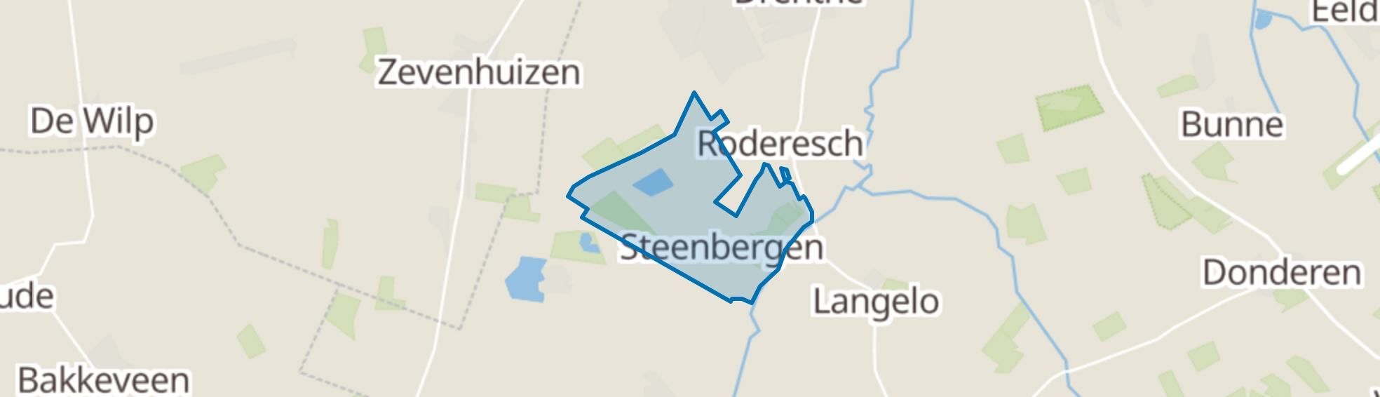 Steenbergen (DR) map