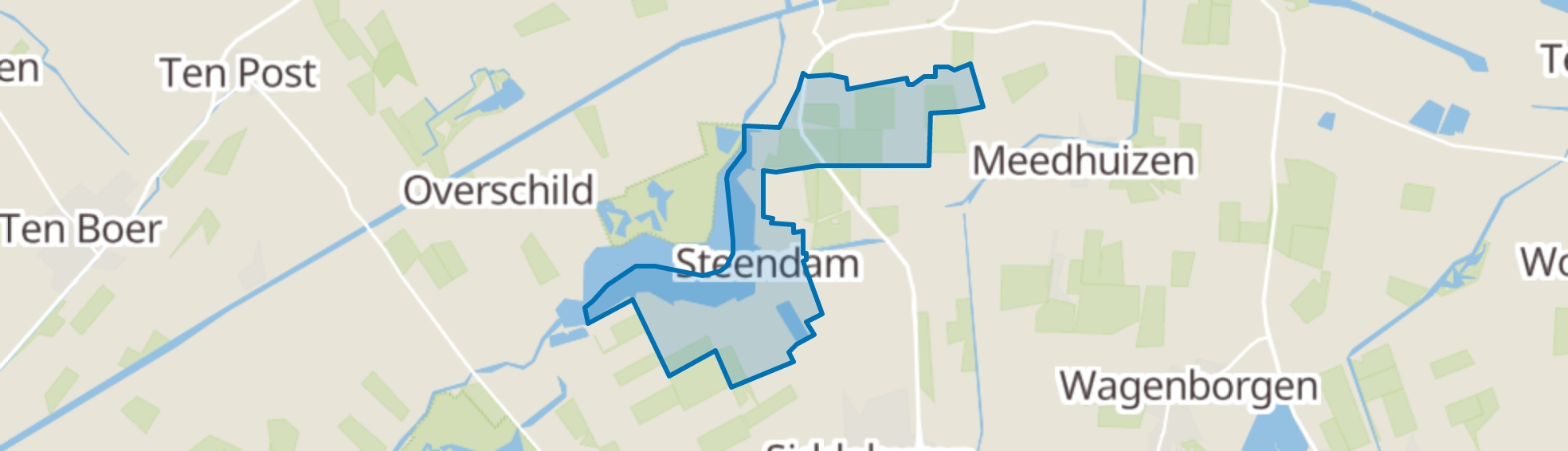 Steendam map