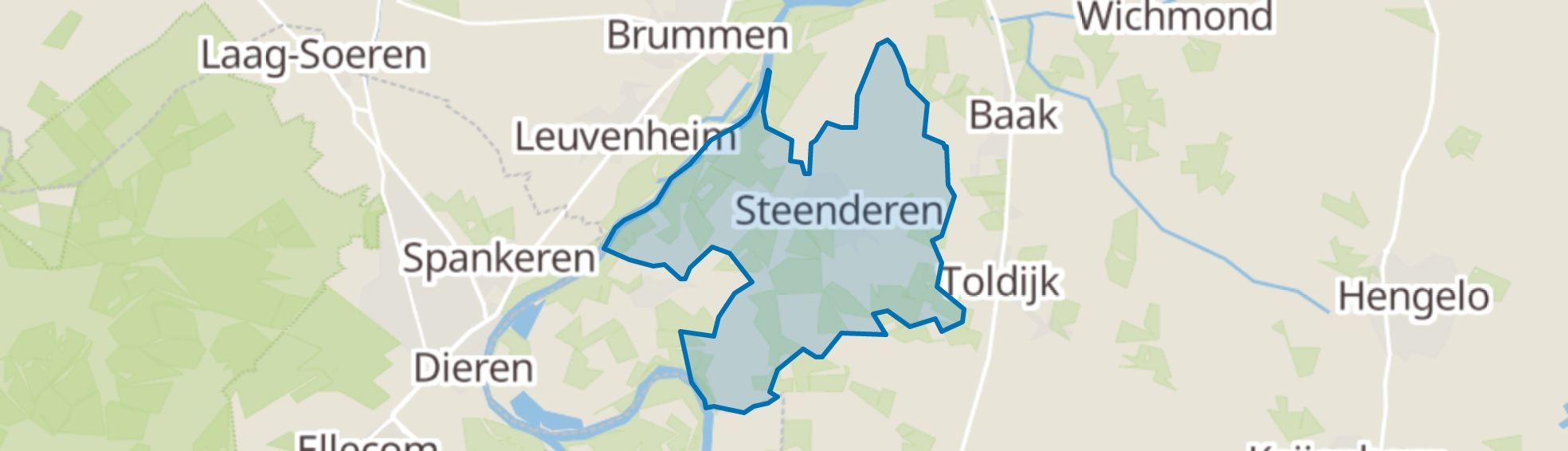 Steenderen map