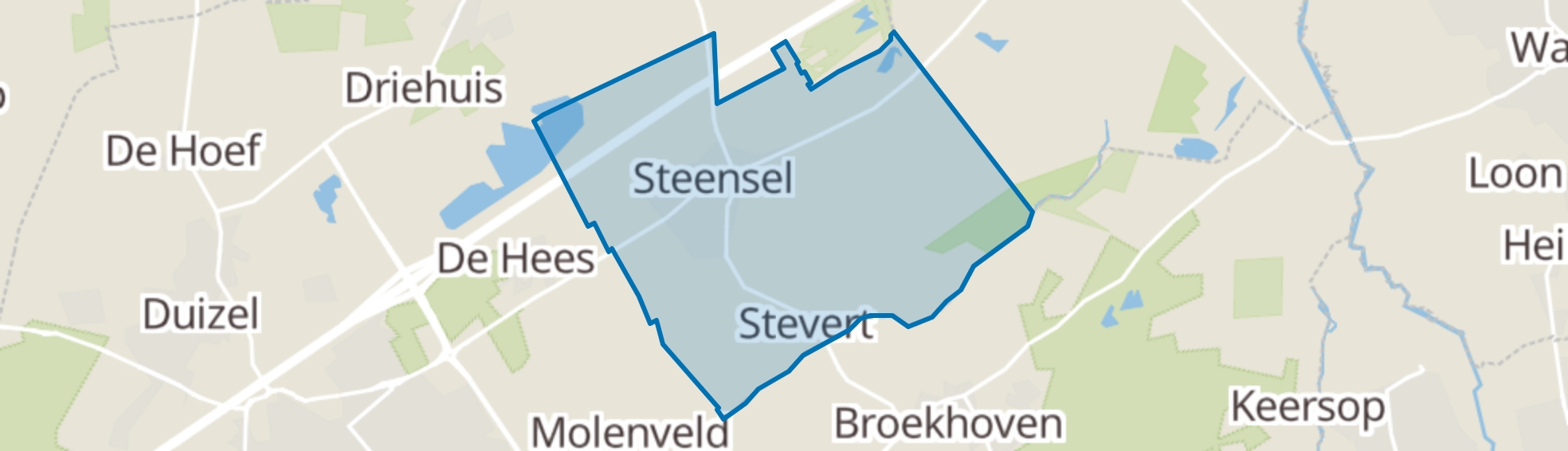 Steensel map