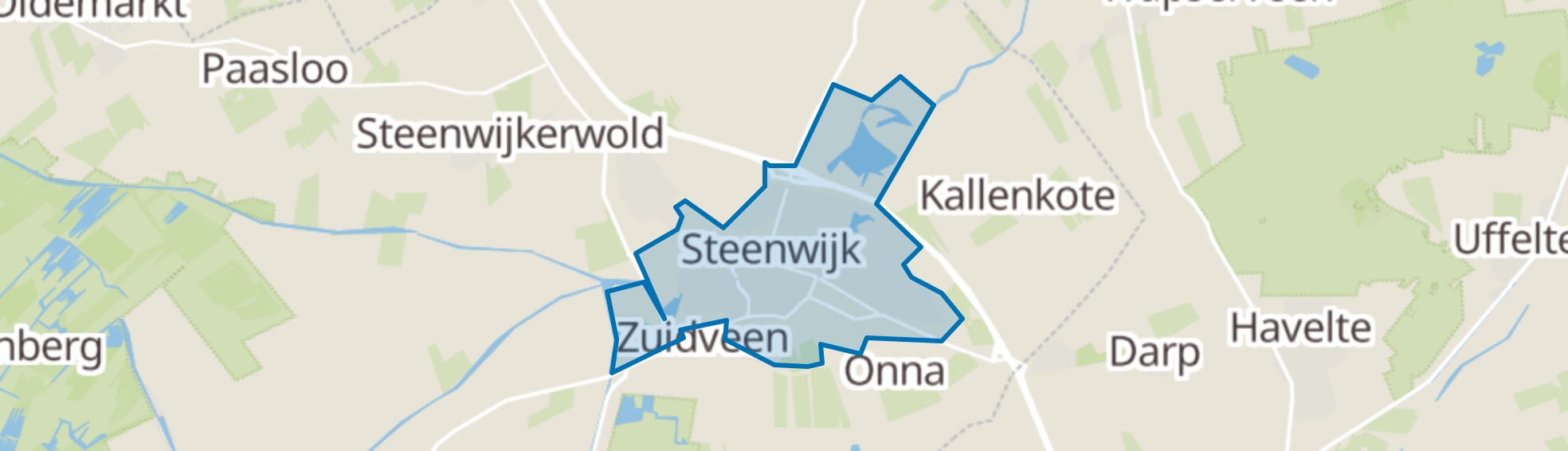 Steenwijk map