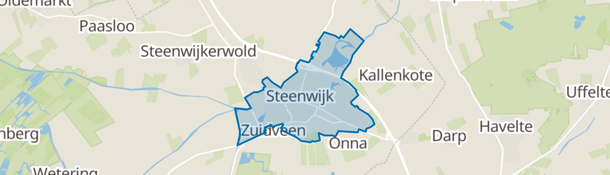 Steenwijk map