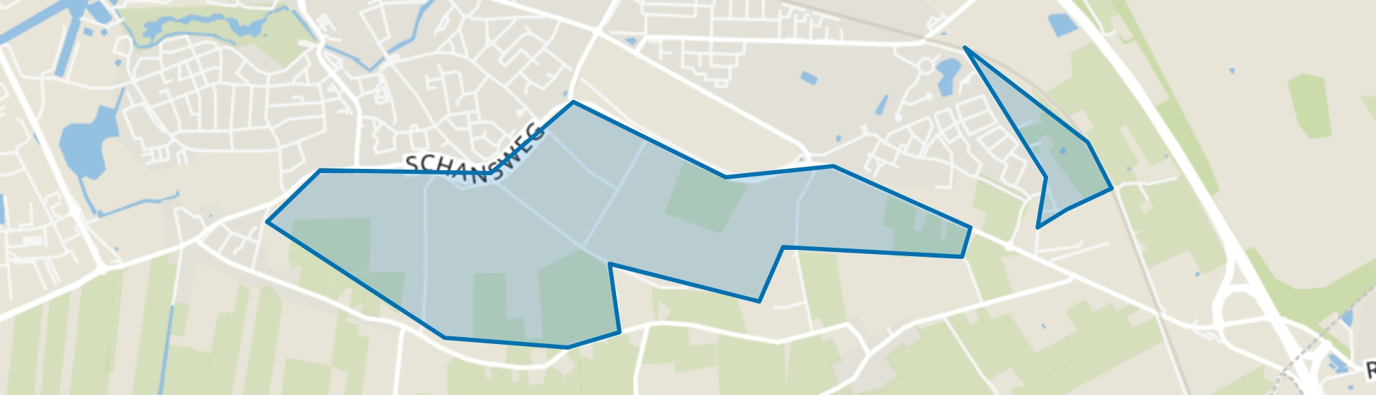 Buitengebied Steenwijk, Steenwijk map