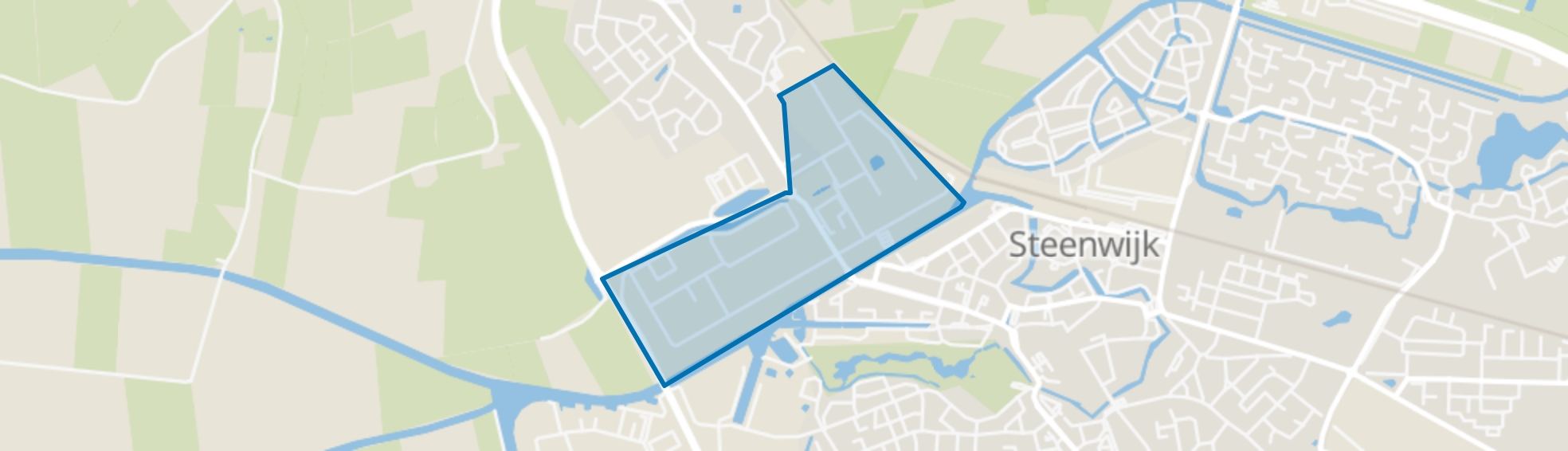 Dolderkanaal, Steenwijk map