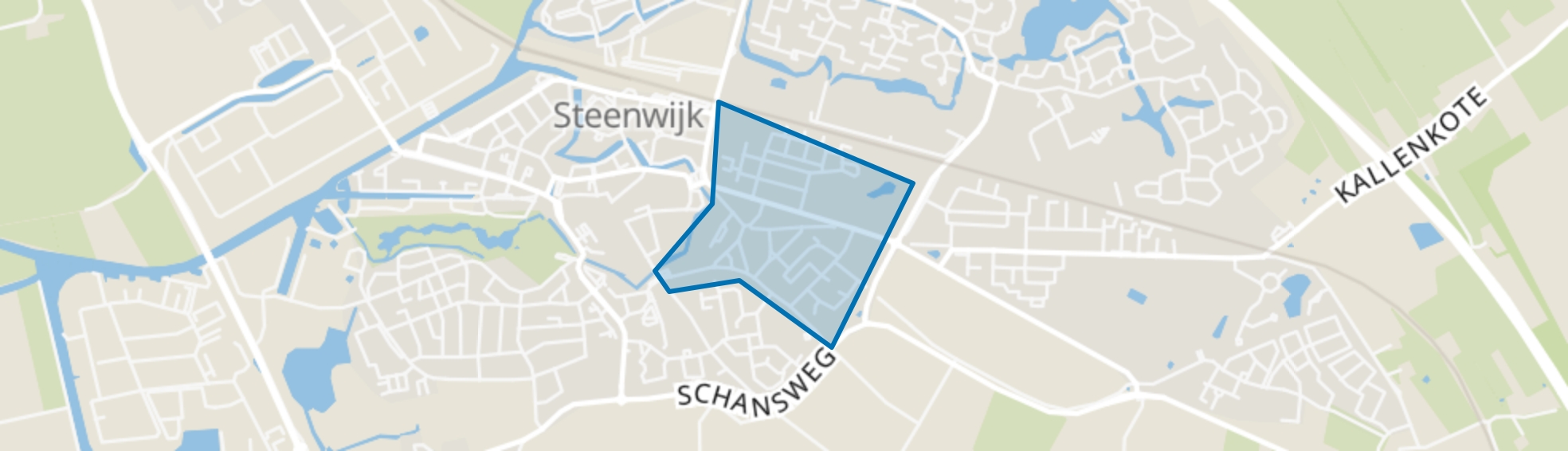 Oostwijken, De Beitel, Steenwijk map