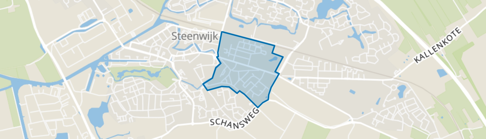 Oostwijken, De Beitel, Steenwijk map