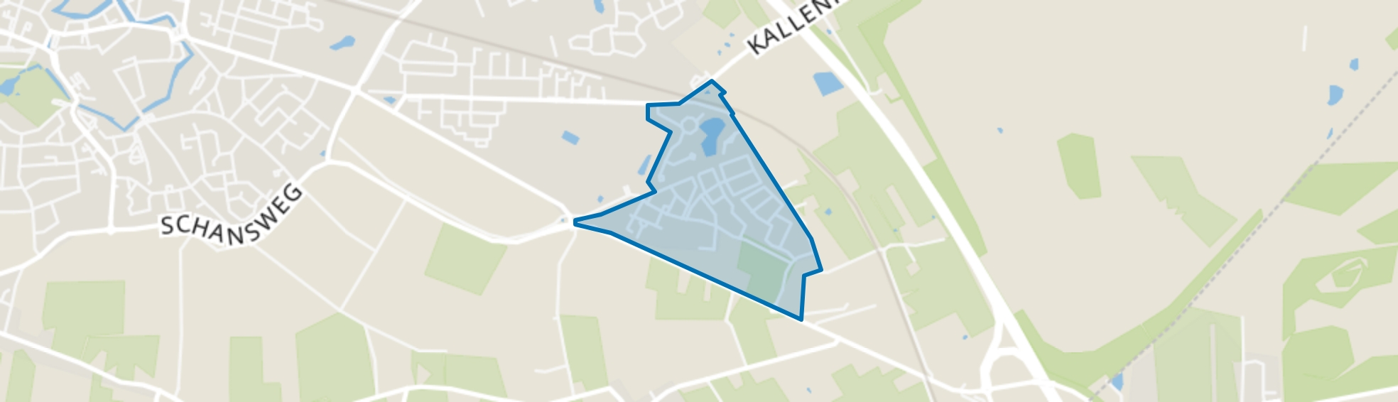 Paddenpoel en Kornputkwartier, Steenwijk map