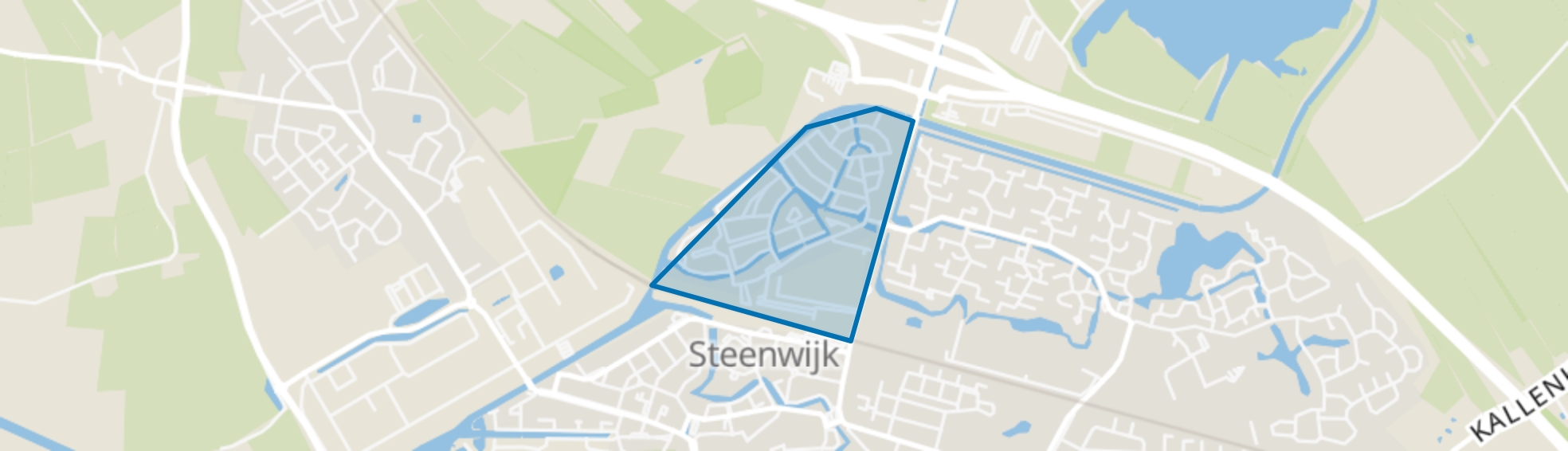 Woldmeenthe, Steenwijk map