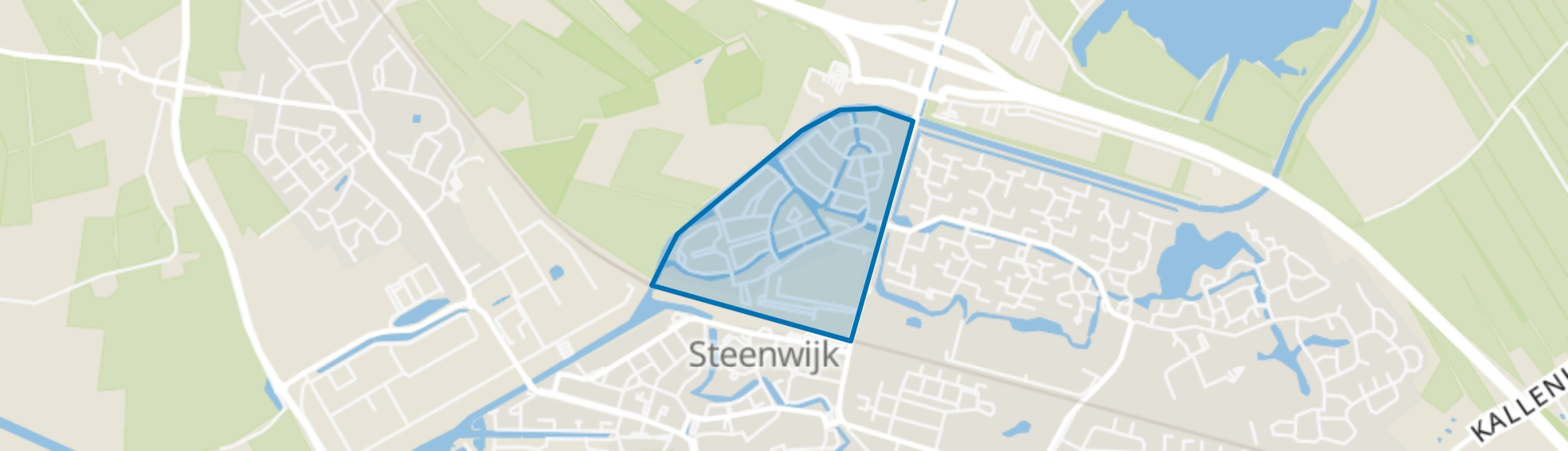 Woldmeenthe, Steenwijk map