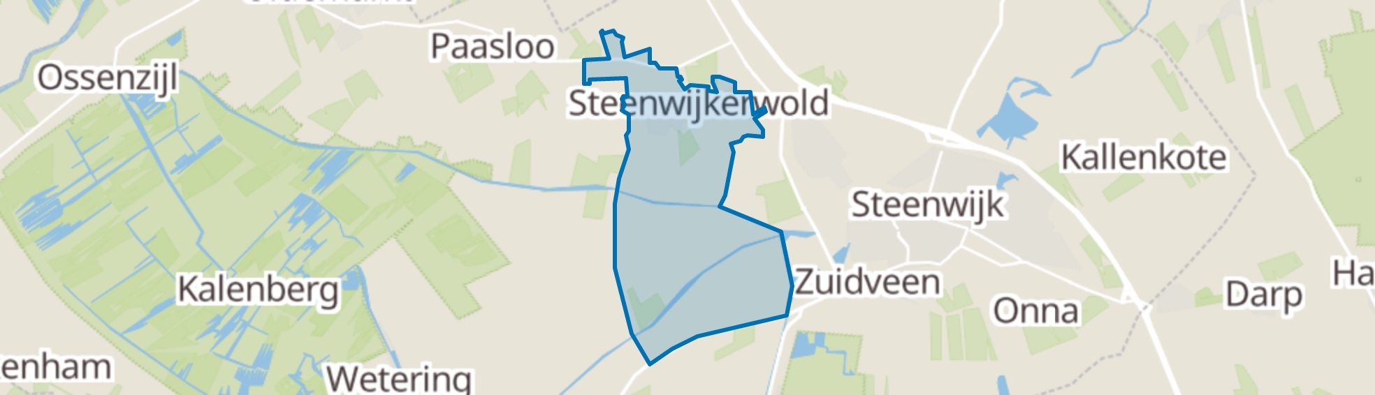 Steenwijkerwold map