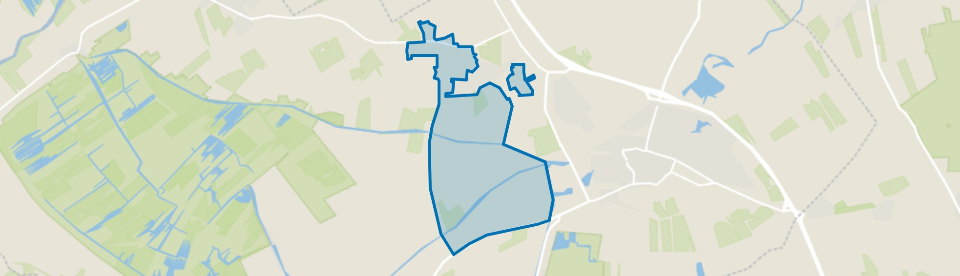 Buitengebied Steenwijkerwold, Steenwijkerwold map