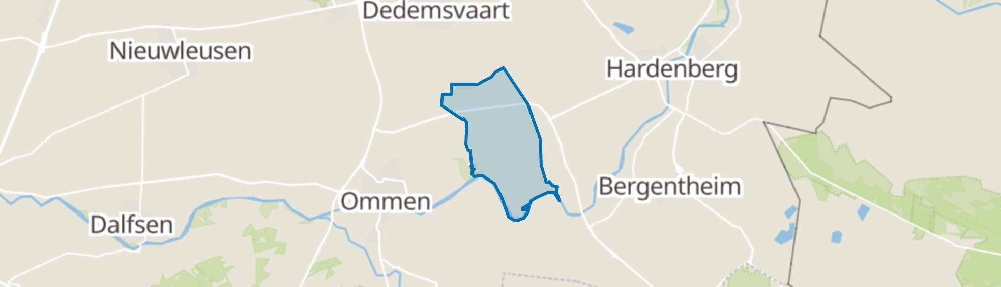 Stegeren map