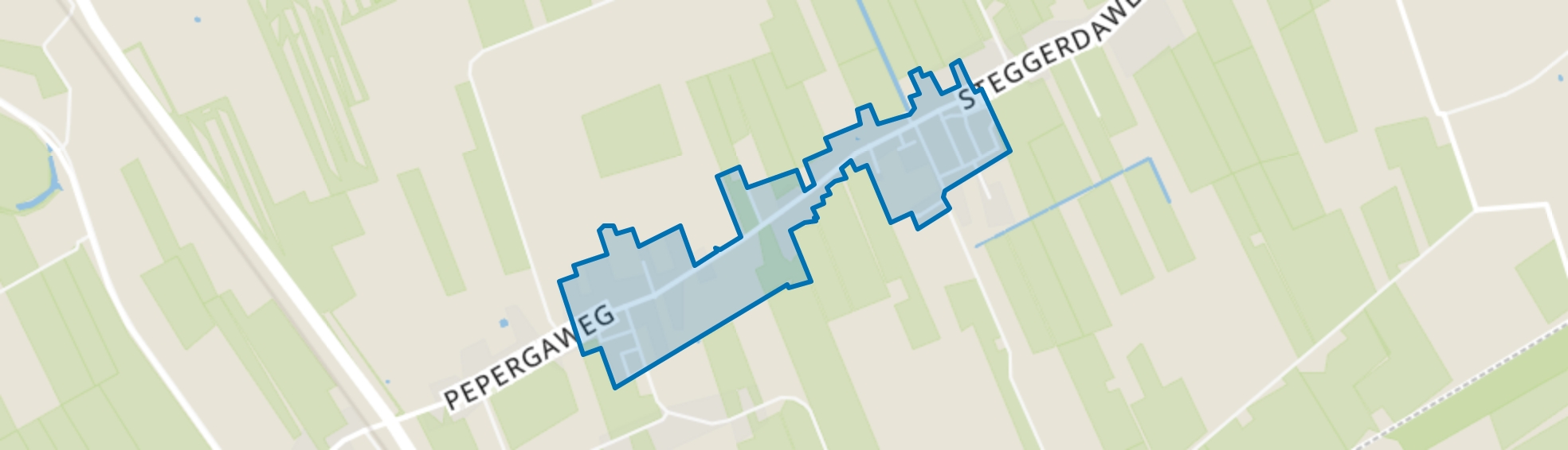 Steggerda, Steggerda map