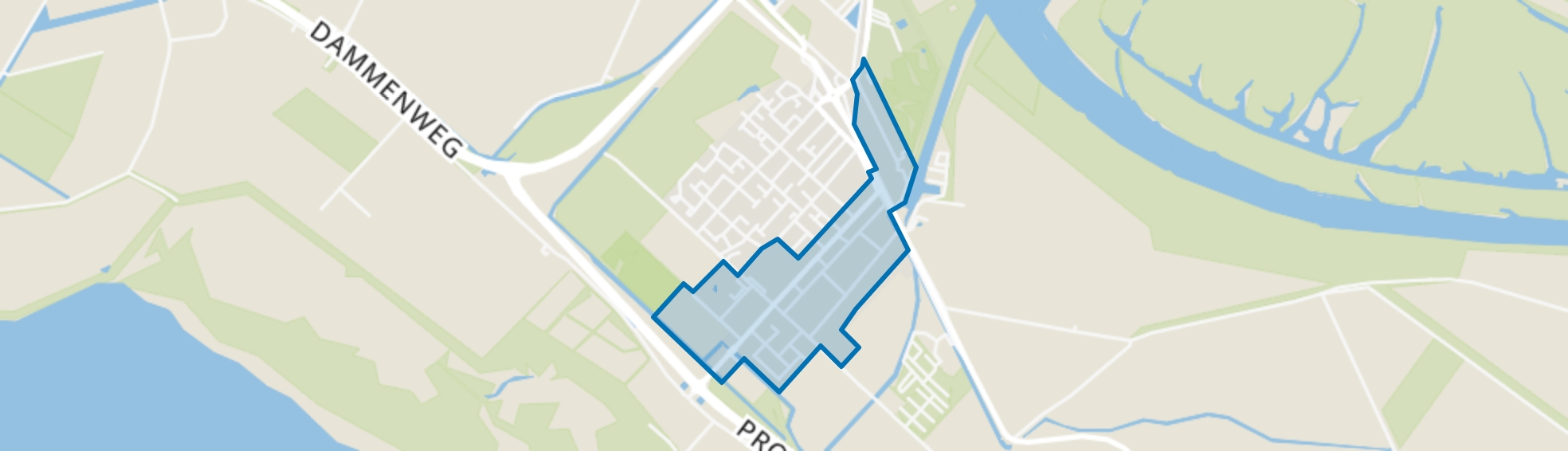 Stellendam centrum, Stellendam map