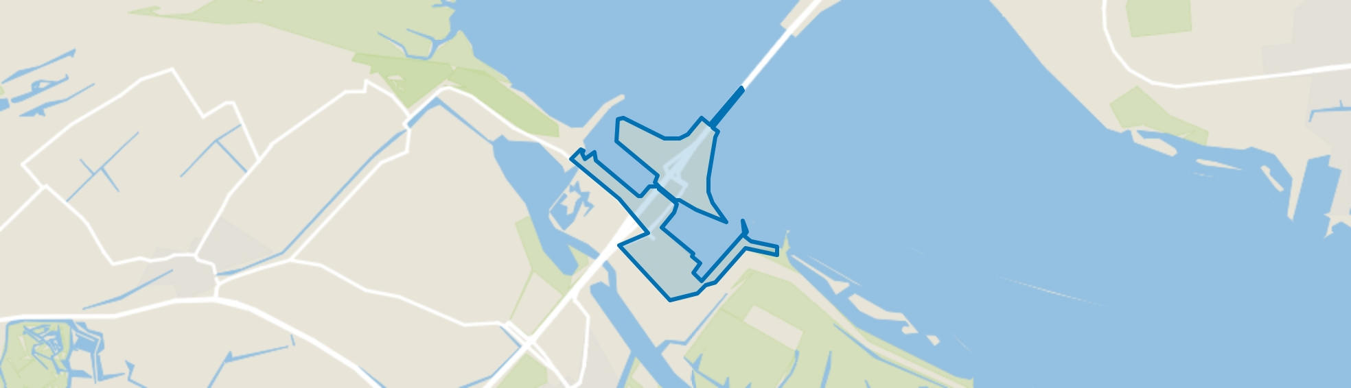 Stellendam haven, Stellendam map