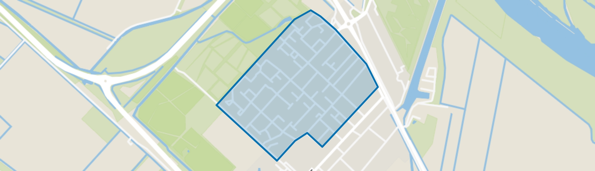 Stellendam west, Stellendam map