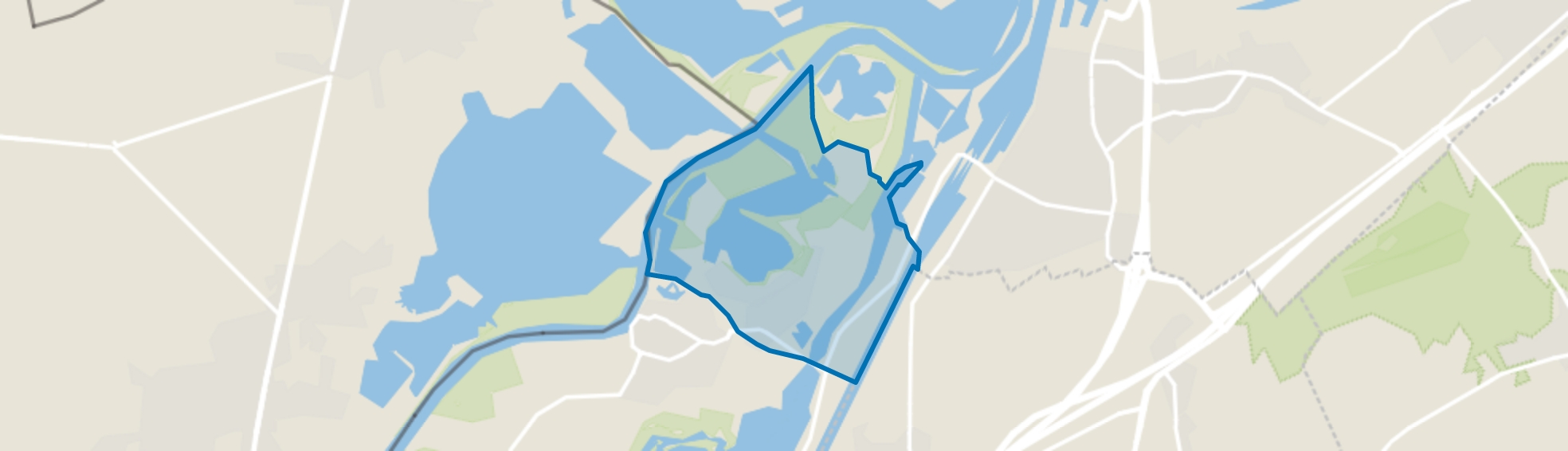 Eiland-Brandt, Stevensweert map