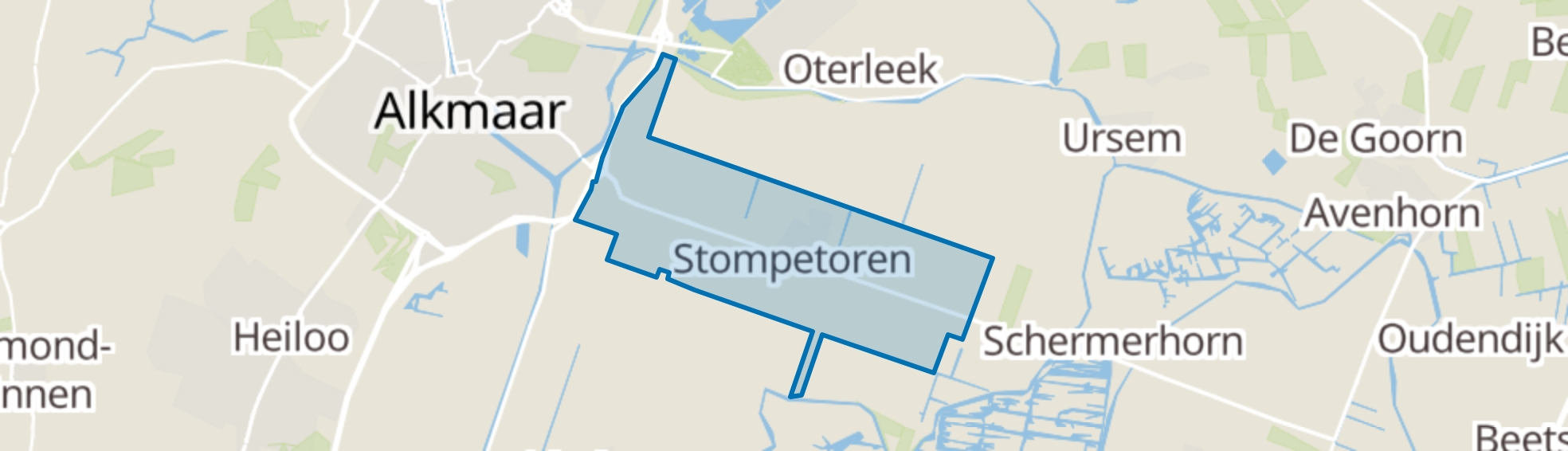 Stompetoren map