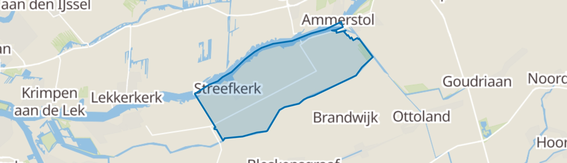 Streefkerk map