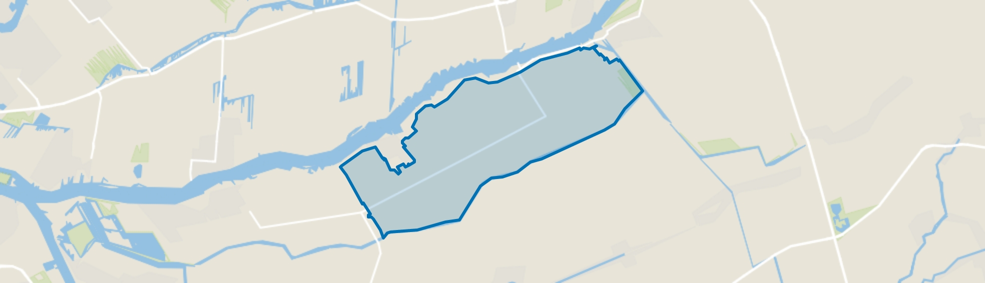 Streefkerk-Buitengebied, Streefkerk map