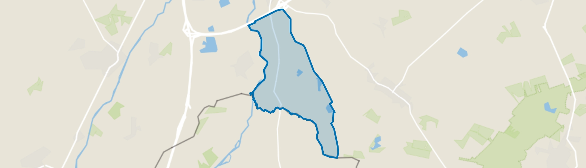 Strijbeek, Strijbeek map