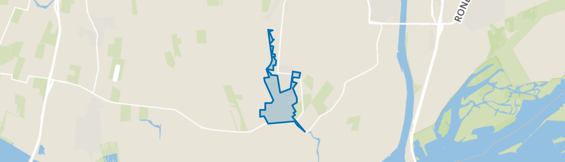 Strijen Woonkern, Strijen map