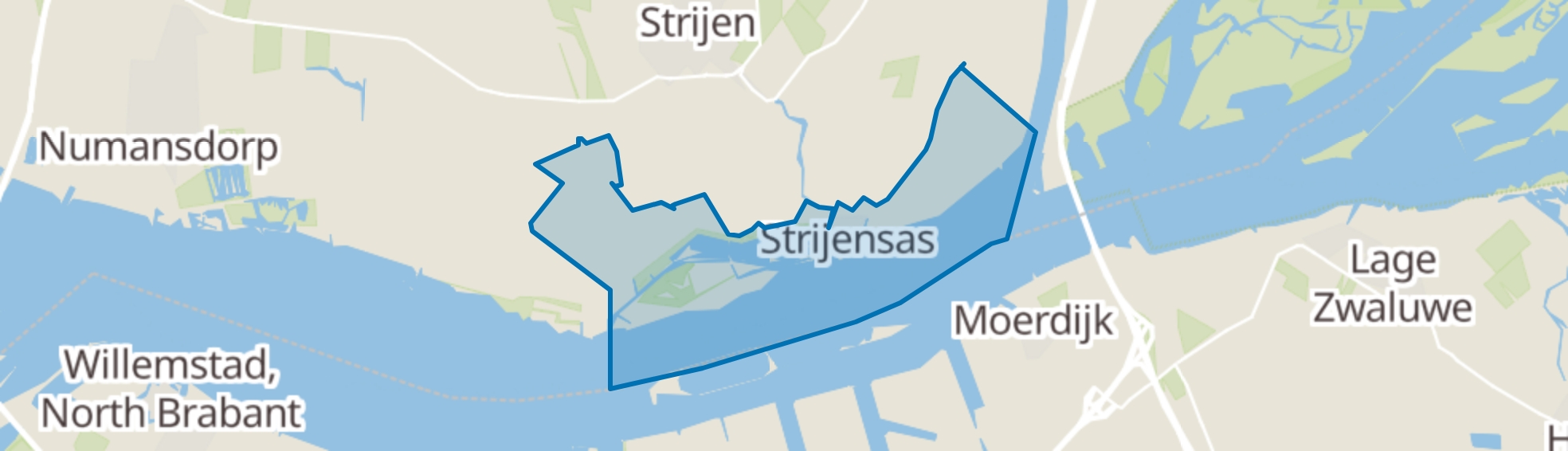 Strijensas map