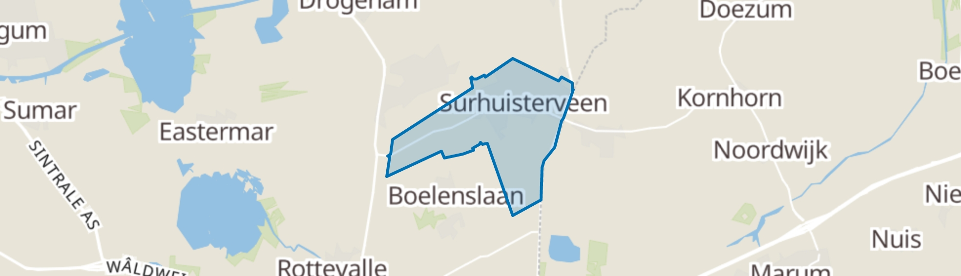 Surhuisterveen map