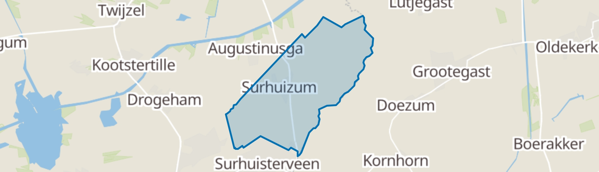 Surhuizum map