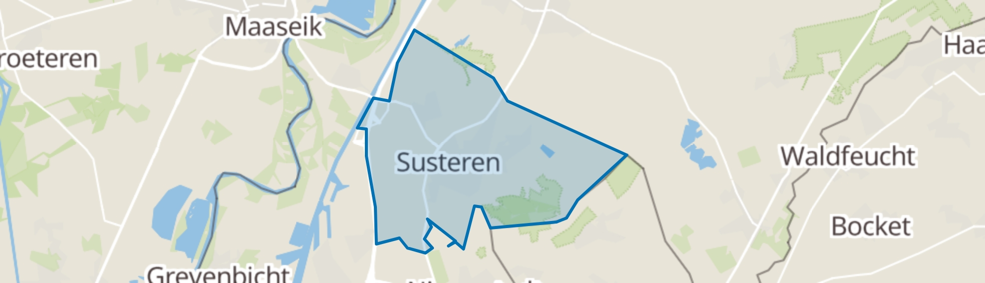 Susteren map