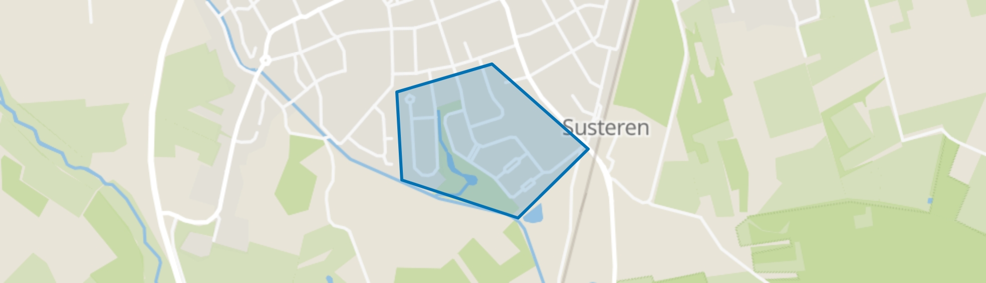 In de Mehre, Susteren map