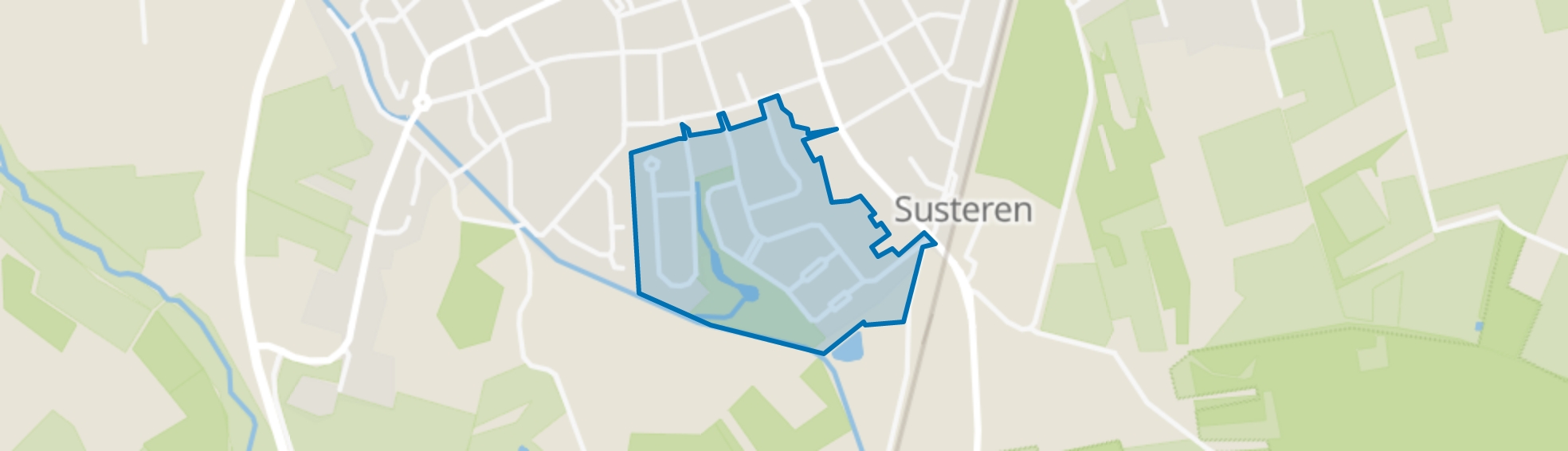 In de Mehre, Susteren map