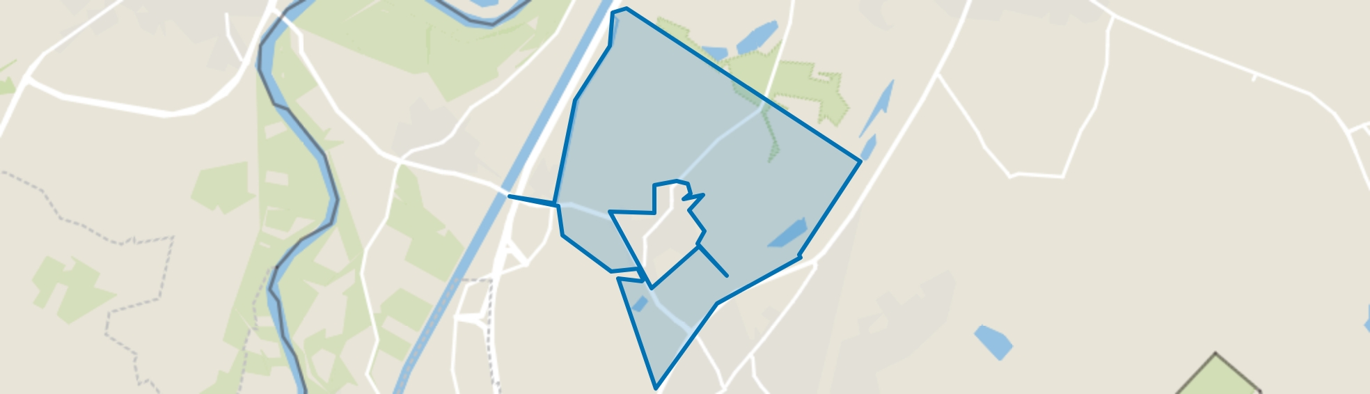 Verspreide huizen Dieteren, Susteren map