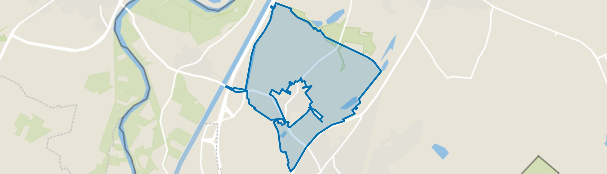 Verspreide huizen Dieteren, Susteren map