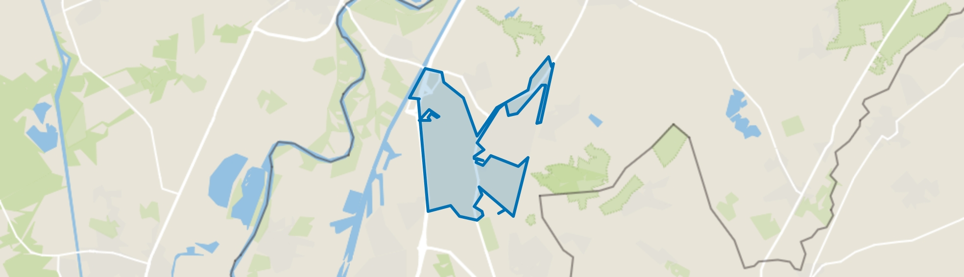 Verspreide huizen Susteren, Susteren map