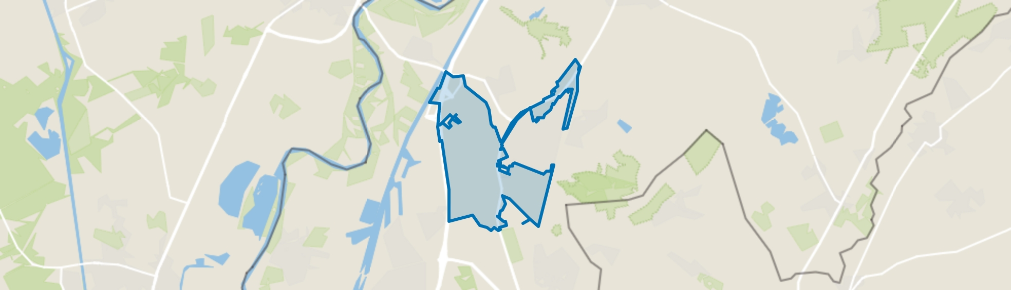 Verspreide huizen Susteren, Susteren map