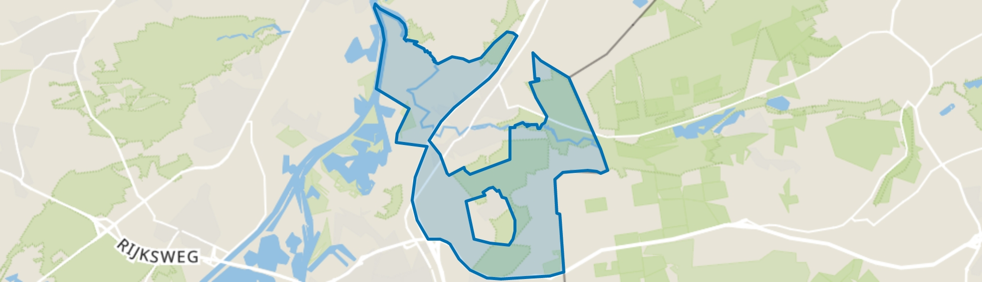 Verspreide huizen Swalmen, Swalmen map